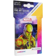 Gamegenic Marvel Champions The Card Game Official Drax Fine Art Sleeves Pack Of 50 Art Sleeves And 1 Clear Sleeve Card Game Hold