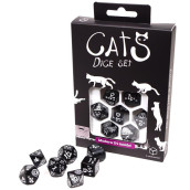 Cats Modern Dice Set Waffle