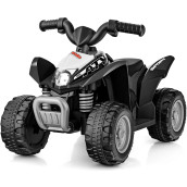 Olakids Kids Ride On Atv 6V Electric Vehicle For Toddlers 4 Wheeler Battery Powered Motorized Quad Toy Car For Boys Girls With