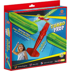 Gnther Flugspiele 1333 Turboprop Kite Game Airplane Kite With Block 100 M Kite Twine Ca 48 X 21 Cm Suitable For Children