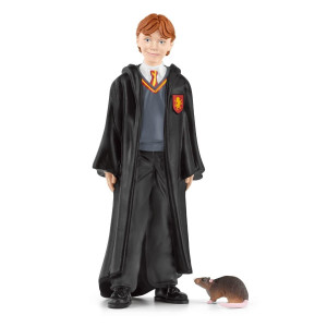 Schleich Wizarding World Of Harry Potter 2Piece Set With Ron Weasley Scabbers Collectible Figurines For Kids Ages 6