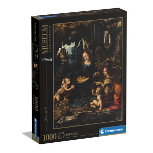 Clementoni 1000 Piece Virgin Of The Rocks Puzzle For Adults Museum Leonardo Collection Made In Italy 39767