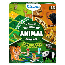 Skillmatics Ultimate Animal Game Box 3 Games In 1 Gifts Family Friendly Games For Ages 6 And Up