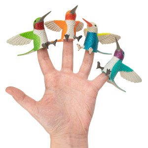 Archie Mcphee Finger Hummingbirds Finger Puppets Set Of 4