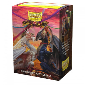 Dragon Shield Sleeves Limited Edition Brushed Art Valentine Dragon 2023 100 Ct Mtg Card Sleeves Are Smooth Tough Compat