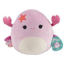 Squishmallows Original 10Inch Cailey The Pink Crab Sea Squad Official Jazwares Plush Collectible Soft Squishy Crab Stuf