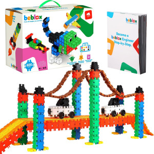 Beblox Building Blocks Building Toys For Kids Ages 48 500Piece Set Learning Educational Fun Stem Toys Birthday Gifts F