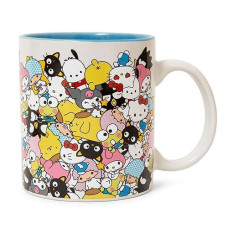 Silver Buffalo Sanrio Hello Kitty And Friends Ceramic Mug | Bpa-Free Coffee Cup For Espresso, Tea | Holds 20 Ounces