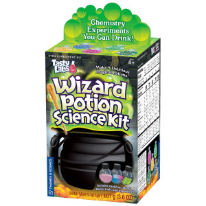 Tasty Labs Wizard Potion Science Kit Make 5 Magical Potions Chemistry Experiments Safe To Drink Includes Cauldron Wand S