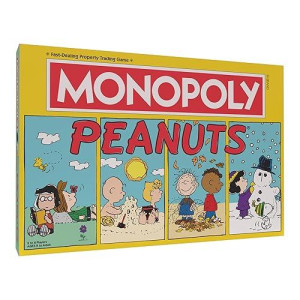 Monopoly Peanuts Board Game, Play As Snoopy On Sled, Baseball Cap, Kite Eating Tree & More, Officially Licensed And Collectible Monopoly Game Based On The Famous Comic Strip Peanuts