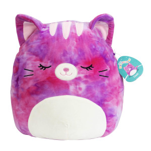 Squishmallows Large 14Inch Caeli The Tie Dye Cat Official Jazwares Plush Collectible Soft Squishy Kitty Stuffed Animal To