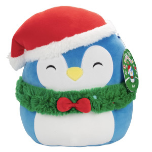 Squishmallows 10 Puff The Penguin Christmas Plush Official Kellytoy Collectible Soft Squishy Penguin Stuffed Animal Toy