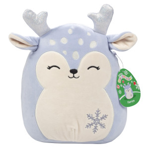 10 Farryn The Purple Fawn Squishmallow Kellytoy Christmas Plush Toy