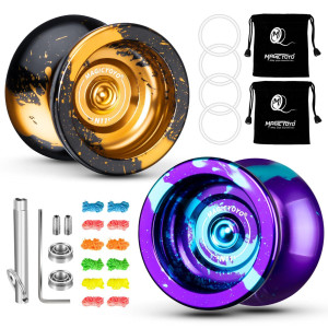 Magicyoyo Pack Of 2 Dual Purpose Yoyo N11 Responsive Yoyo With Unresponsive Bearing For Advanced Player Adults Removal Bearing