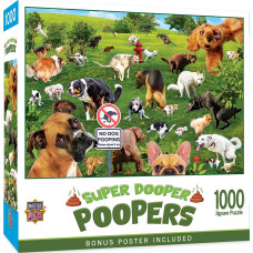 Masterpieces 1000 Piece Jigsaw Puzzle For Adults And Family - Super Dooper Poopers - 19.25"X26.75"