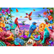 500 Piece Puzzles For Adults Birds And Flowers Jjigsaw Puzzles 500 Pieces For Adults 500 Piece Prime