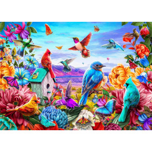 500 Piece Puzzles For Adults Birds And Flowers Jjigsaw Puzzles 500 Pieces For Adults 500 Piece Prime