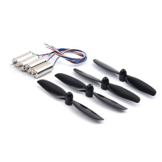 Youngrc 8520 Coreless Motor 85 X 20Mm Brushed Motors 75Mm Cw Ccw Propeller For Diy Micro Qx95 Qx110 Quadcopter Rc Drone