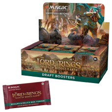 Magic The Gathering The Lord Of The Rings Tales Of Middleearth Draft Booster Box 36 Packs 1 Box Topper Card