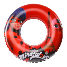 Miraculous Ladybug Officially Licensed Pool Float Raft Inflatable Tube 30 Inches Ladybug Tiki Ring Float Inner Tube Flo