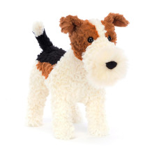 Jellycat Hector Fox Terrier Dog Stuffed Animal