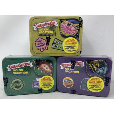 2023 Topps Garbage Pail Kids Go On Vaction Tins All 3 Tins