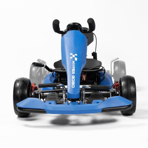 Hyper Gogo Drift Gokart Kithoverboard Attachment Outdoor Race Pedal Go Cart Car For Kids And Adults Blue