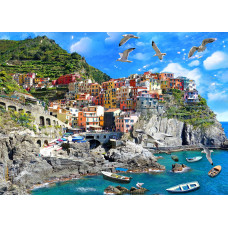 Ubeesize 1000 Piece Jigsaw Puzzles For Adultsseaside Town Jigsaw Puzzles 1000 Pieces And Up Puzzle Game For Family Parentchi