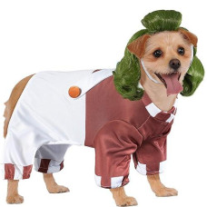 Rubie'S Willy Wonka Oompa Loompa Pet Costume And Wig, As Shown, Medium