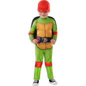 Inspirit Designs Teenage Mutant Ninja Turtles Toddler Classic Raphael Costume | Officially Licensed | 2T-4T | Costume Accessory | Group Costume, Xs