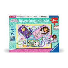 Ravensburger Puzzle Gabbys Dollhouse Collection 2 X 12 2 Jigsaw Puzzles Of 12 Pieces Recommended Age 3 Years