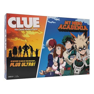 Clue: My Hero Academia | Solve The Mystery In This Collectible Clue Game | Featuring Characters & Locations From My Hero Academia | Officially-Licensed My Hero Academia Anime Tv Show Game
