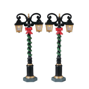 Lemax Splendid Lights Set Of 2 Battery Operated 45V 34090