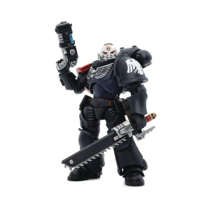 Joytoy Warhammer 40K Raven Guard Intercessors Sergeant Rychas 118 Scale Figure