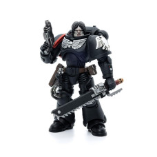 Joytoy Warhammer 40K Raven Guard Intercessors Brother Colvane 118 Scale Figure