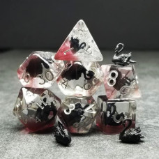 Sages Portal Animal Familiars Resin Dnd Dice Set Polyhedral Dice Set For Dungeons And Dragons Rpg Pathfinder Tabletop Ttrpg Bl