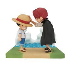 Banpresto One Piece Log Stories Monkey D Luffy Shanks Bandai Spirits World Collectable Figure