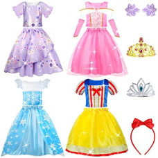 Meland Princess Dresses For Girls Dress Up Clothes For Little Girls Princess Toys Gift Girls 38 Pretend Play