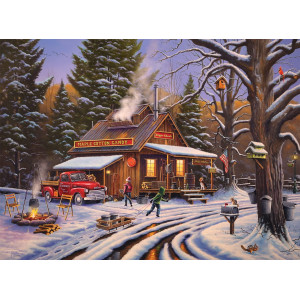 Buffalo Games Geno Peoples Maple Sugaring Time 1000 Piece Jigsaw Puzzle For Adults Challenging Puzzle Perfect For Game Nig