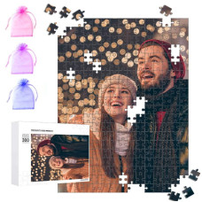 Custom Puzzles From Photos 3005001000 Pieces Personalized Jigsaw Puzzle For Toddlers Adults Couples Family Vertical 300 Pcs