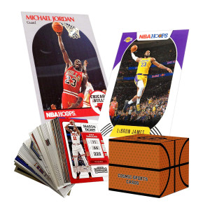 Deluxe Nba Basketball Cards 2023 Mystery Box 100X Official Nba Cards 10X Hall Of Famers 10X Rookies 1X Lebron Or Jordan 4X