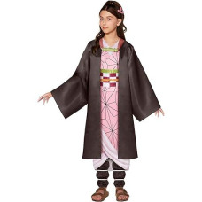 Inspirit Designs Demon Slayer: Kimetsu No Yaiba Kids Nezuko Komada Costume | Officially Licensed | Cosplay Costume | Group Costume | Anime Costume