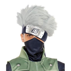 Inspirit Designs Naruto Shippuden Kids Kakashi Headpiece | Officially Licensed | Anime Accessory | Cosplay Accessory | Ninja Accessory