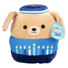 Squishmallows 10 Stevon Hanukkah Labrador Plush Kellytoy Holiday Dog Stuffed Animal Toy