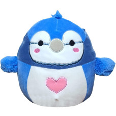 Squishmallow Official Kellytoy Collectible Bird Squad Squishy Soft Animals Bluepink Babs Blue Jay 8 Inch