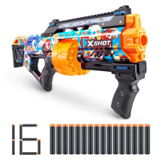 Xshot Skins Last Stand Blaster Modern Sonic Skin By Zuru Sonic The Hedgehog Design With 16 Darts Slam Fire Action Air Pocke