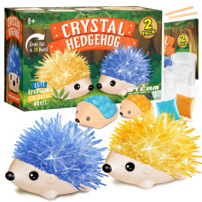 Xxtoys Crystal Growing Kit 2 Vibrant Colored Hedgehog To Grow Science Kits For Kids Age 68 Great Gifts Toys For Boys Gir