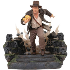 Diamond Select Toys Indiana Jones And The Raiders Of The Lost Ark Escape With Idol Deluxe Gallery Statue