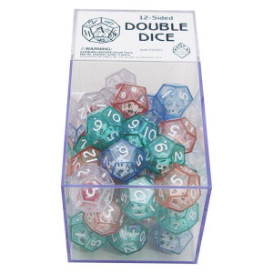 Koplow Games 12Sided Double Dice Box Of 40