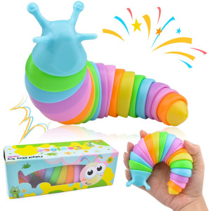 Cevioce Sensory Slug Fidget Toys Fidget Slug Toys For Adults Kids Party Favors 1 Pc Cute Autism Sensory Toys For Autistic Chil